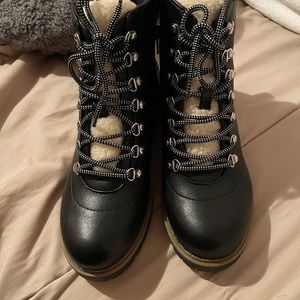 Style & Co Maariah Lace-Up Lug Sole Booties
